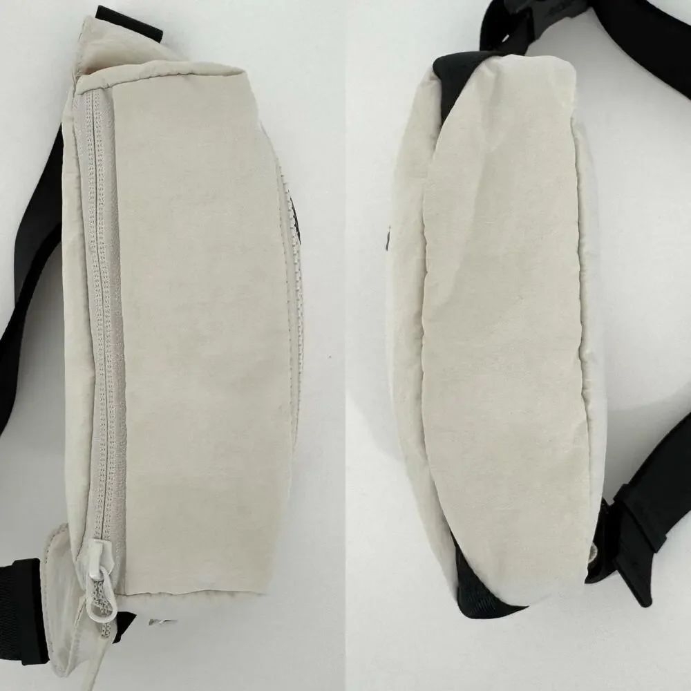 Lululemon Clean Lines Nylon Belt Bag 2L in White Opal
